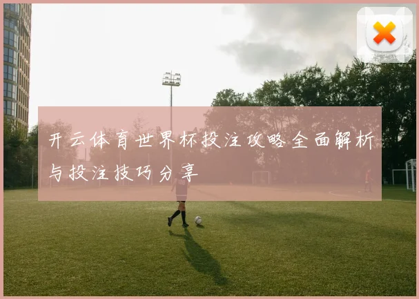 开云体育世界杯投注攻略全面解析与投注技巧分享